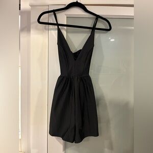 Urban Outfitters Black Strapless Dress